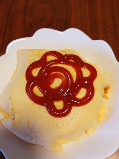 簡単♬炊飯器とレンジでオムライス♬-レシピのメイン写真