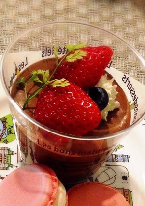 本格！濃厚なめらかチョコレートムース-レシピのメイン写真