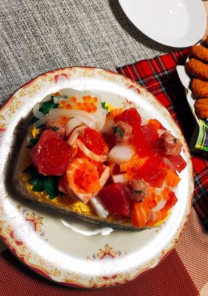 意外と簡単！寿司ケーキ おもてなし料理-レシピのメイン写真