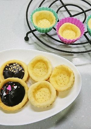 シリコンカップで☆可愛いミニタルト生地-レシピのメイン写真