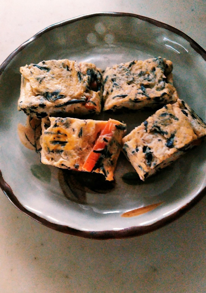 リメイク　ひじきの煮物のだし巻き風-レシピのメイン写真