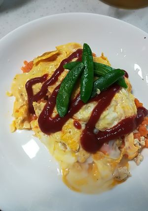 豆腐でかさましオムライス-レシピのメイン写真