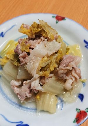 白菜と豚肉の 白炊き-レシピのメイン写真