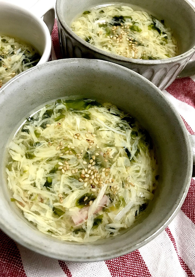 ふわふわのたまごスープ♬-レシピのメイン写真