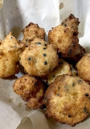 ちょ〜簡単！HMと豆腐のドーナツ♪-レシピのメイン写真