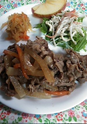 簡単♪牛肉と大根の焼肉のタレ炒め-レシピのメイン写真