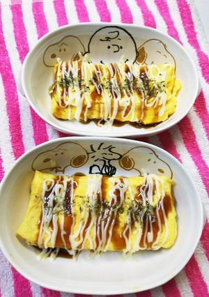 卵焼きのお好み焼風★(^^)-レシピのメイン写真