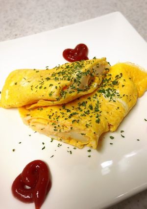 ワタシの大好物♪タラモオムレツ-レシピのメイン写真