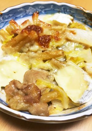 ホワイトソースの素で白菜と豚肉のグラタン-レシピのメイン写真