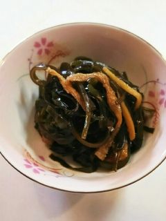 油揚げ 生姜 切り昆布 炒め煮-レシピのメイン写真