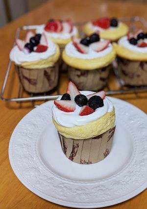 ヨーグルトシフォンケーキ-レシピのメイン写真