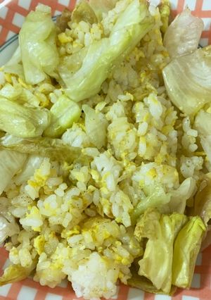簡単レタスと卵のチャーハン-レシピのメイン写真
