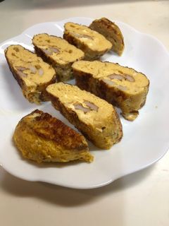 焼き竹輪で美味しいふわふわ卵焼き-レシピのメイン写真