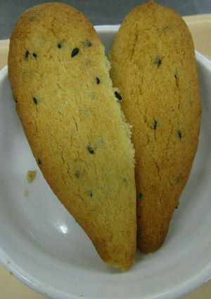 さつまいも入り黒ごまクッキー-レシピのメイン写真