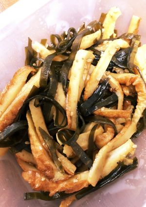 出汁をとったあとの昆布で簡単副菜一品！-レシピのメイン写真