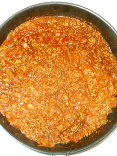 簡単ミートソースの作り方♪トマト缶パスタ-レシピのメイン写真