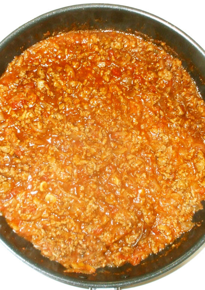 簡単ミートソースの作り方♪トマト缶パスタ-レシピのメイン写真