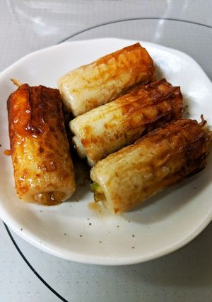 ねぎ入りチクワの甘辛焼き-レシピのメイン写真