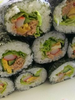 簡単!恵方巻き(サラダ巻き)-レシピのメイン写真