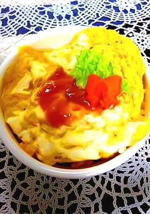 レンジDEオムライス-レシピのメイン写真
