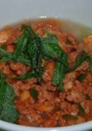 肉味噌雑炊-レシピのメイン写真