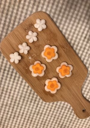 飾り切り（大根・人参）のお花-レシピのメイン写真