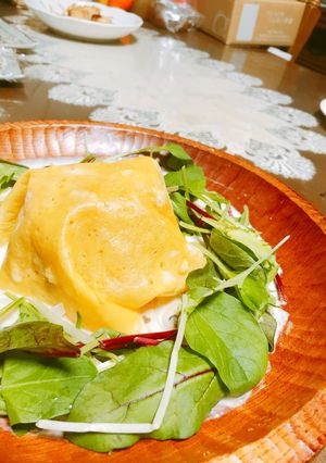 野菜たっぷりオムライス簡単ホワイトソース-レシピのメイン写真