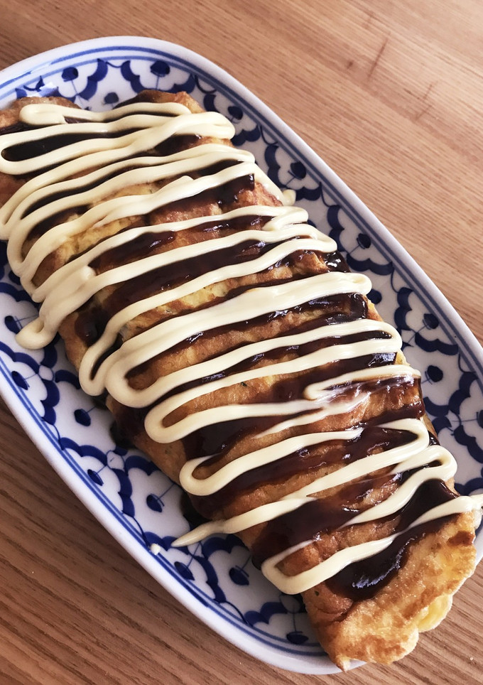 やる気のない、お好み焼き風卵焼き-レシピのメイン写真