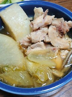 味が染みた✨鳥ももと大根の煮込み-レシピのメイン写真