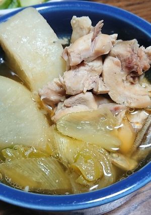 味が染みた✨鳥ももと大根の煮込み-レシピのメイン写真