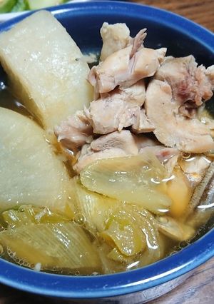 味が染みた✨鳥ももと大根の煮込み-レシピのメイン写真