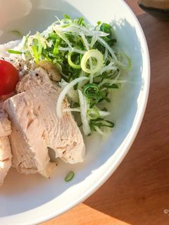 ふんわり鶏胸肉ネギご飯-レシピのメイン写真
