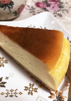 簡単美味しいベイクドチーズケーキ-レシピのメイン写真