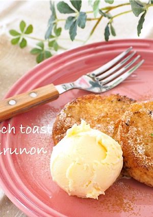 メイプルフレンチトースト♡簡単！美味しい-レシピのメイン写真