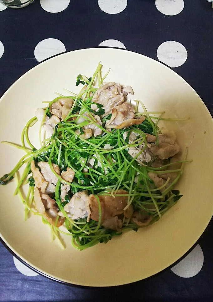 豚肉と豆苗の塩炒め-レシピのメイン写真