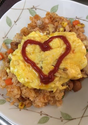 昔から食べている甘いオムライス-レシピのメイン写真