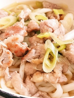 簡単♪生姜風味の肉うどん-レシピのメイン写真