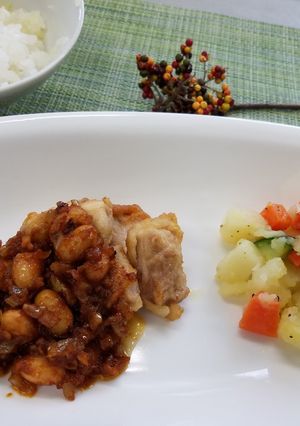 チキンビーンズ(腎臓病食)-レシピのメイン写真