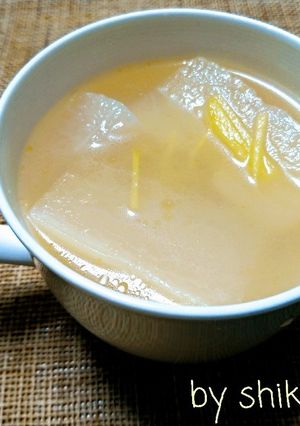 ダシダde生姜たっぷりポカポカ大根スープ-レシピのメイン写真