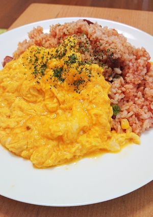 簡単!お手軽!炊飯器ケチャップライス-レシピのメイン写真