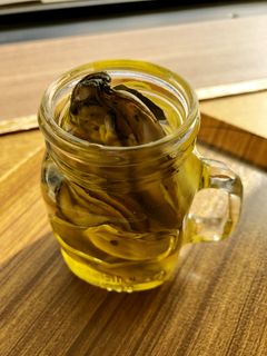 牡蠣のオリーブオイル漬け バジル風味-レシピのメイン写真