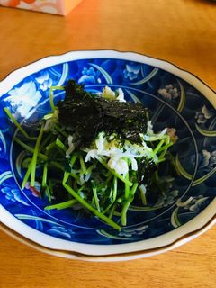 超簡単!鉄分たっぷり豆苗のしらす和え-レシピのメイン写真