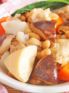 大豆と鶏肉のうま煮-レシピのメイン写真