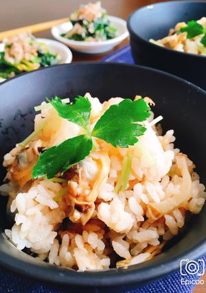 炊飯器で簡単！あさりと生姜の炊き込みご飯-レシピのメイン写真