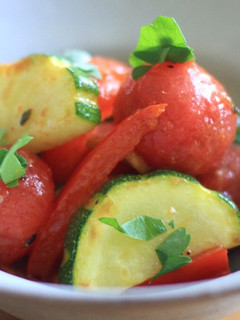 シェフ直伝!夏野菜のスパイスマリネ-レシピのメイン写真
