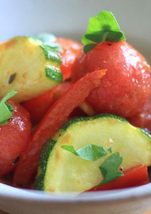 シェフ直伝！夏野菜のスパイスマリネ-レシピのメイン写真