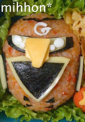 ゴーオンジャーおにぎり（キャラ弁）-レシピのメイン写真