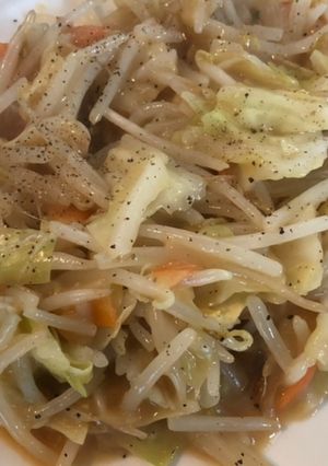 ラーメンスープで！あんかけ野菜炒め-レシピのメイン写真