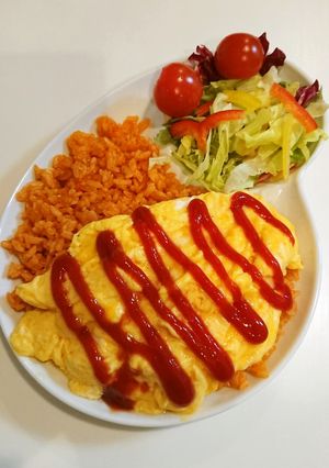 ぶきっちょさんの食べたらオムライス♪-レシピのメイン写真