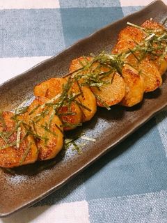 長芋のステーキ コク旨ガーリック醤油で-レシピのメイン写真